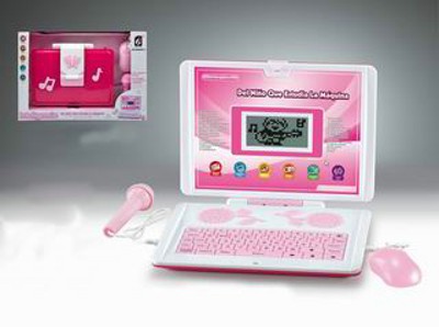 LEARNING MACHINE W/MICROPHONE (ENGLISH AND SPANISH),