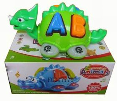 B/O DINOSAURS W/LIGHT MUSIC,