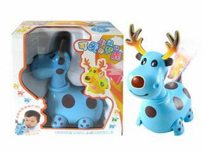 B/O DEER W/LIGHT MUSIC,