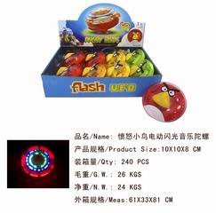 B/O TOP W/FLASH LIGHT,MUSIC (8PCS),