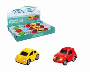 METAL PULL BACK CAR W/LIGHT（15PCS),