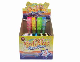 COLORFUL BUBBLES STICK 24PCS W/SWEET,