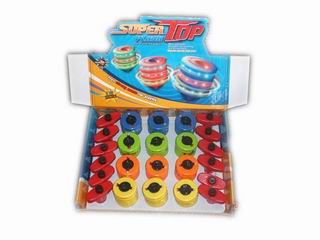 TOP W/MUSIC,FLASHLIGHT(12PCS),