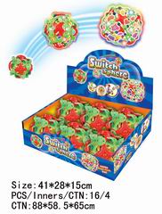 15CM BALL(6PCS)W/LIGHE,