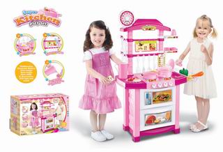 KITCHEN SET W/MUSIC,LIGHT,