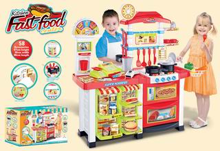 KITCHEN SET W/LIGHT&MUSIC,