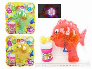 BUBBLE GUN W/LIGHT,