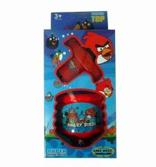 WIND UP ANGRY BIRDS TOP W/LIGHT&MUSIC,
