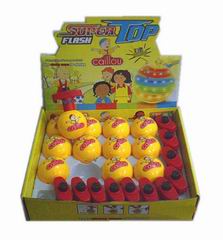 WIND UP TOP W/LIGHT&MUSIC 12PCS,