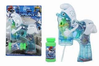 BUBBLE GUN W/MUSIC & LIGHT,