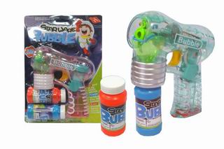 BUBBLE GUN W/MUSIC &LIGHT,