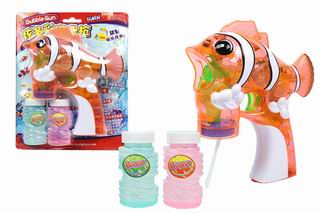 BUBBLE GUN W/MUSIC & LIGHT,