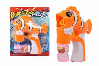 BUBBLE GUN W/MUSIC & LIGHT,