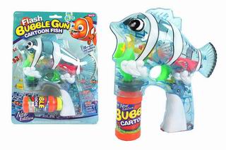 BUBBLE GUN W/LIGHT AND MUSIC,