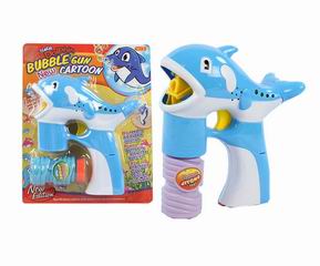 BUBBLE GUN W/MUSIC & LIGHT,