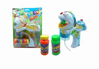 BUBBLE GUN W/MUSIC & LIGHT,