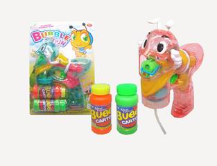 BUBBLE GUN W/MUSIC & LIGHT,