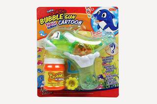 BUBBLE GUN W/LIGHT,