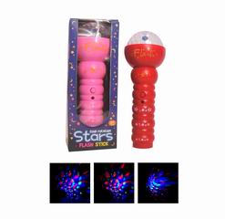B/O FLASH STICK W/PROJECTION & MUSIC & TURN,