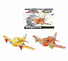B/O CARTOON PLANE W/LIGHT & MUSIC,