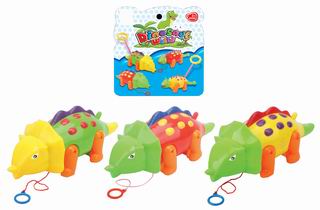 PULL LINE DINOSAUR W/MUSIC,