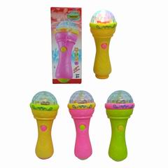 B/O MICROPHONE W/FLASH LIGHT,