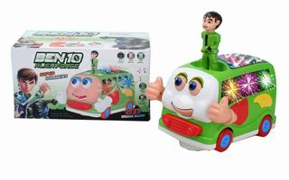 B/O CARTOON BUS W/ACTION,