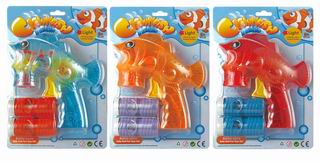 BUBBLE GUN W/LIGHT,