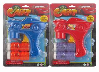 BUBBLE GUN W/LIGHT,