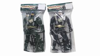 ARMYMAN AND GUN,