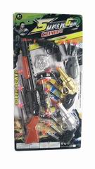 SOFT BULLET GUN AND POLICE SET,