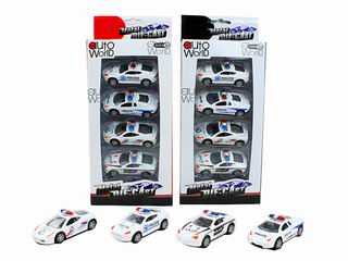 1：50 PULL BACK ALLOY POLICE CAR,