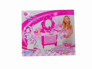 DRESSER SET W/LIGHT AND MUSIC,