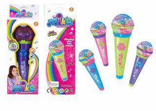 MICROPHONE W/LIGHT AND MUSIC,