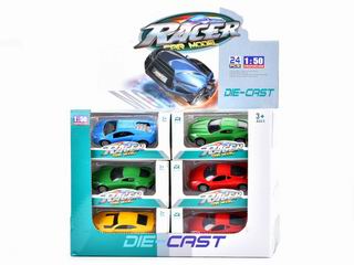 1：50 METAL PULL BACK CAR 24PCS,