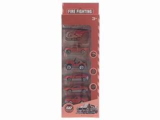 FIRE ALLOY CAR 6PCS,