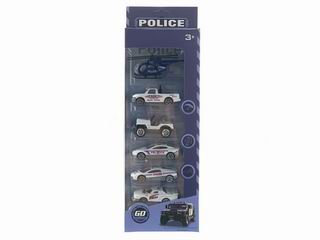 POLICE ALLOY CAR 6PCS,