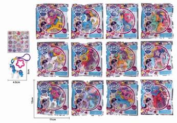 LOVELY HORSE KEY KNOT 12PCS,