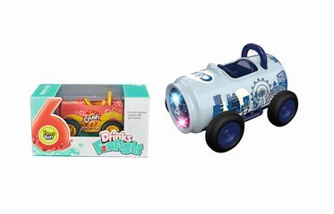 1:36 ALLOY PULL BACK CAR W/LIGHT & MUSIC,