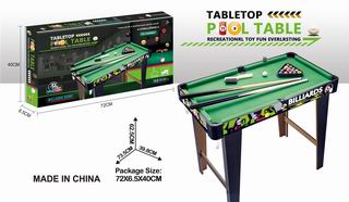 WOODEN POOL TABLE,