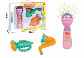 MUSICAL INSTRUMENTS SET 3PCS,
