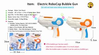 B/O BUBBLE GUN W/LIGHT & MUSIC,