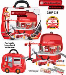 FIRE SQUADRON SUITCASE 28PCS,