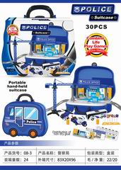 POLICE SUITCASE 30PCS,