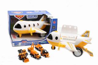 DIY BIG AEROPLANE W/DIE-CAST CAR & IC,