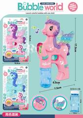 B/O BUBBLE UNICORN W/LIGHT & MUSIC,
