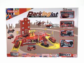 1:64 ALLOY FIRE FIGHTING PARKING LOT,