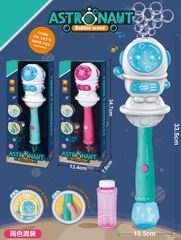 B/O SPACE MAN BUBBLE STICKS W/LIGHT & MUSIC,