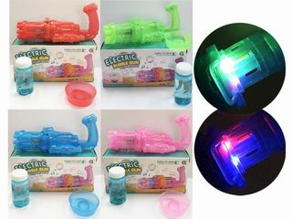 B/O BUBBLE GUN W/LIGHT & MUSIC,
