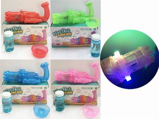 B/O BUBBLE GUN W/LIGHT,